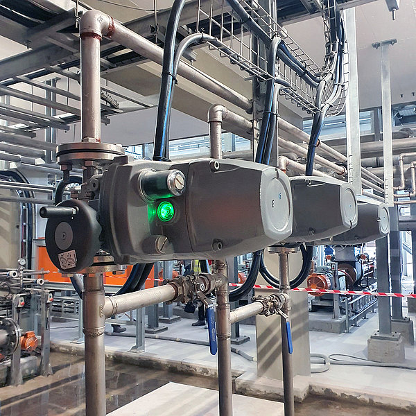 AUMA actuators operating successfully at wastewater treatment plant
