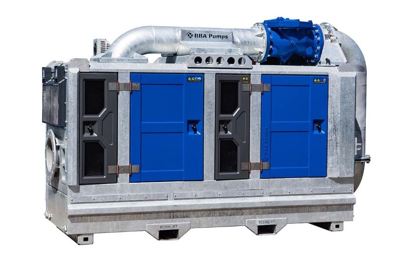 BBA Pumps unveils new mobile sewage device