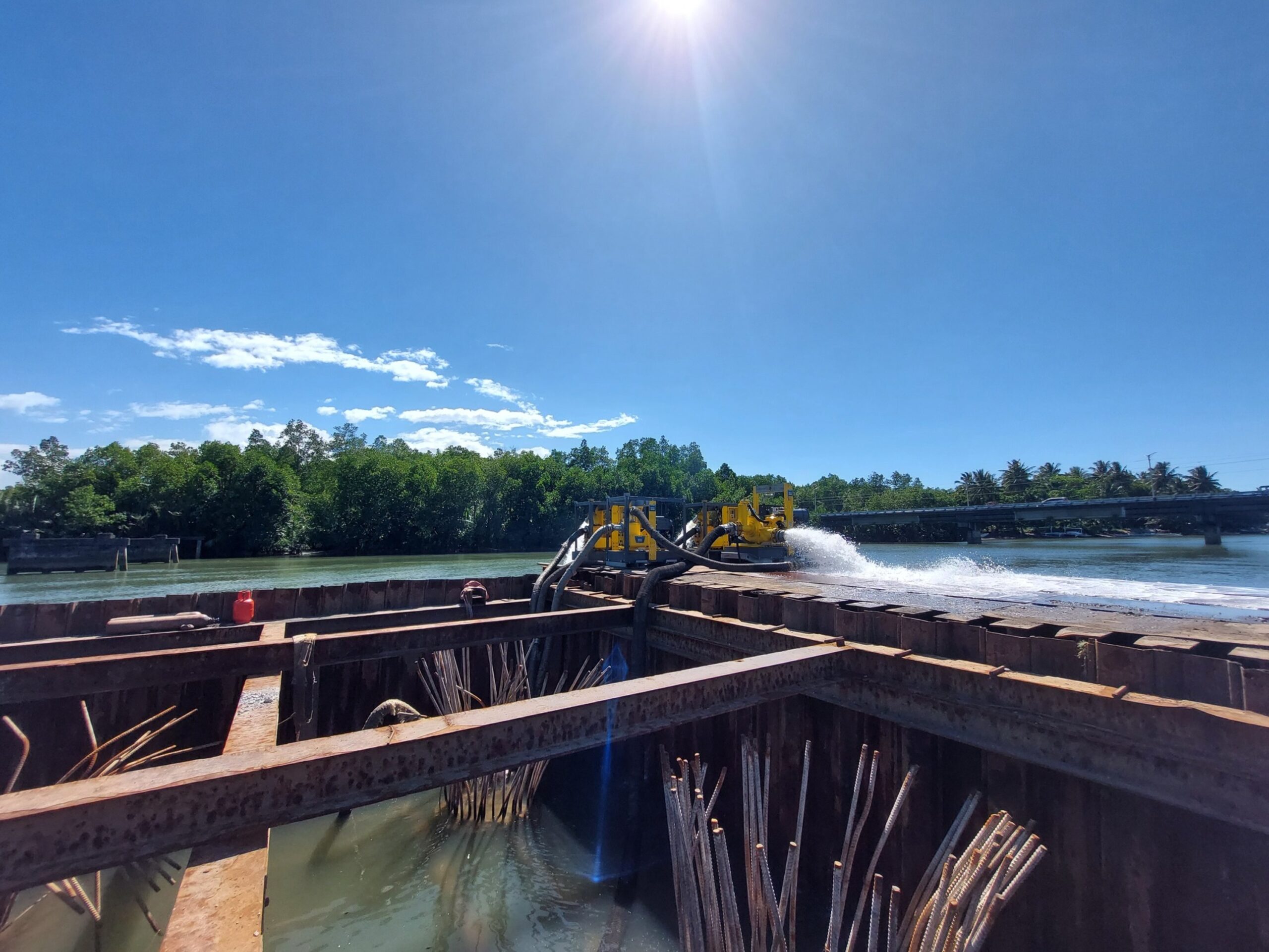 Critical dewatering operations ensure on-time delivery of project