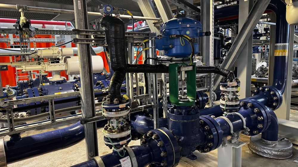 Rotork supplies actuators for an automated gas facility