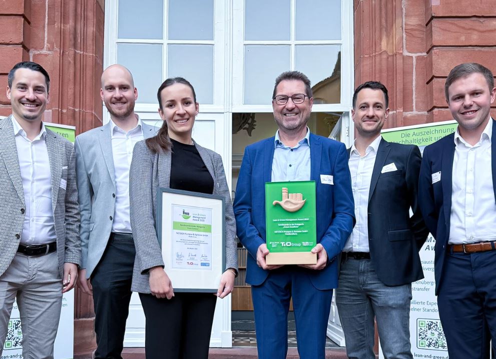 Award for NETZSCH Pumps & Systems
