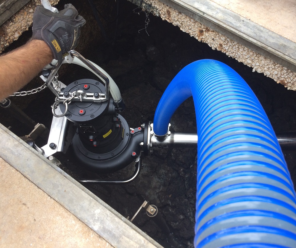 New pump/mixing system puts system back on track
