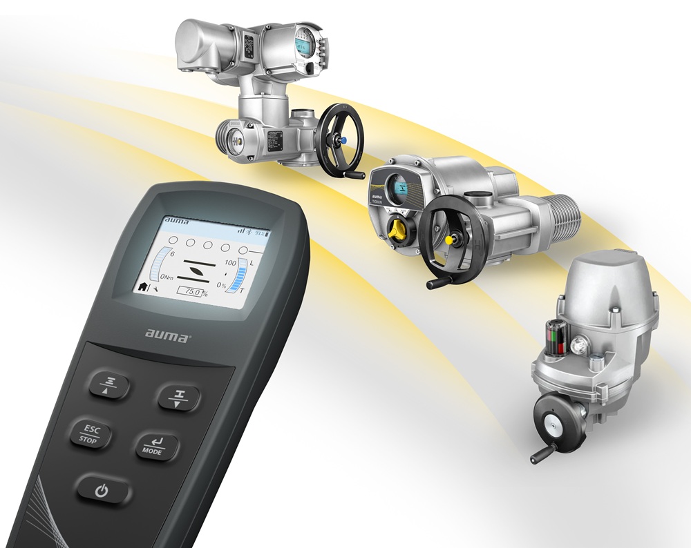 New remote control for AUMA actuators