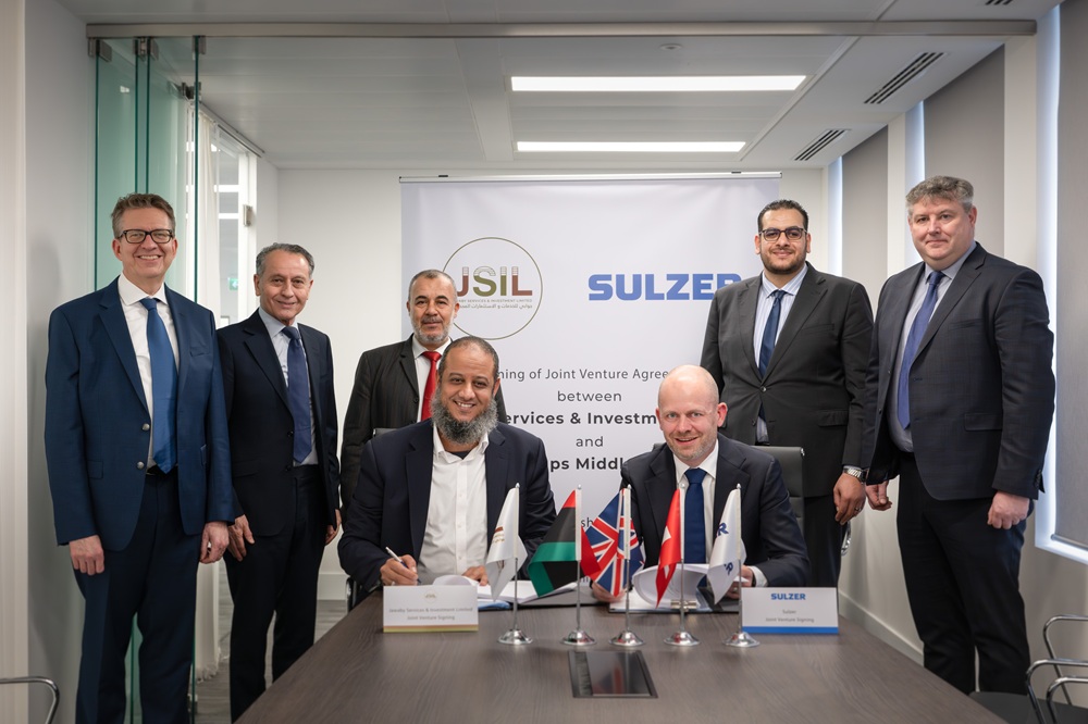 Sulzer becomes service provider in Libya through joint venture with JSIL